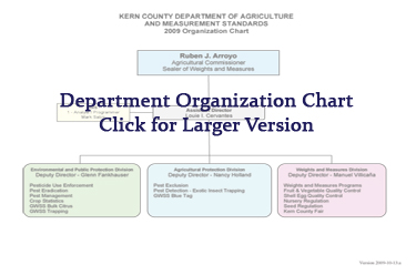 Department Organization Chart